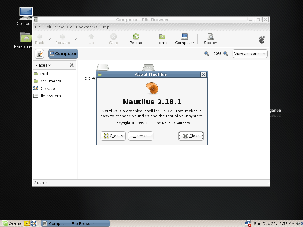 Linux Mint 3.1 File Management