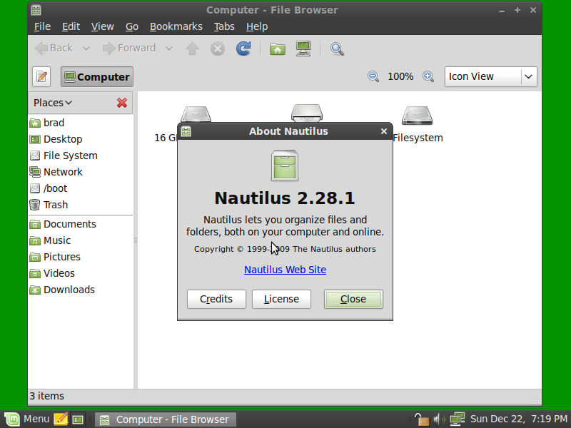 Linux Mint 8 File Management