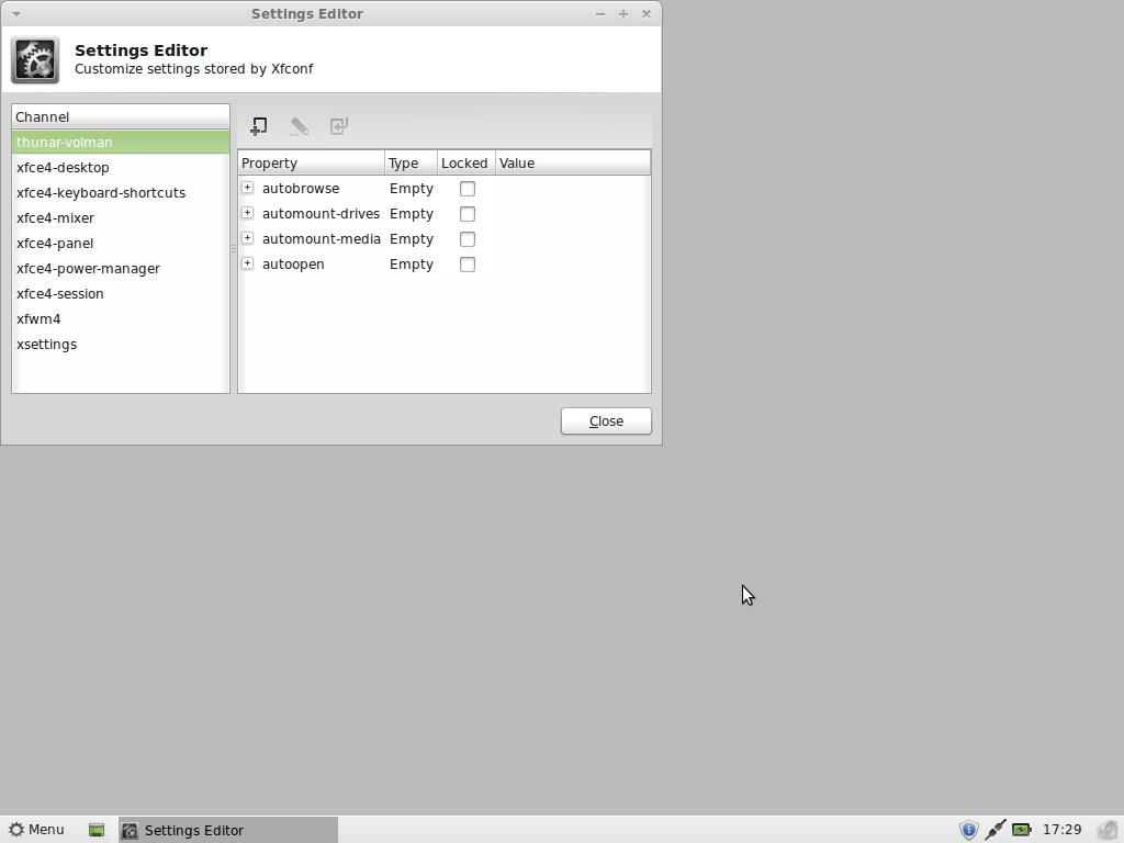 LMDE 11 XFCE Advanced Control Panel