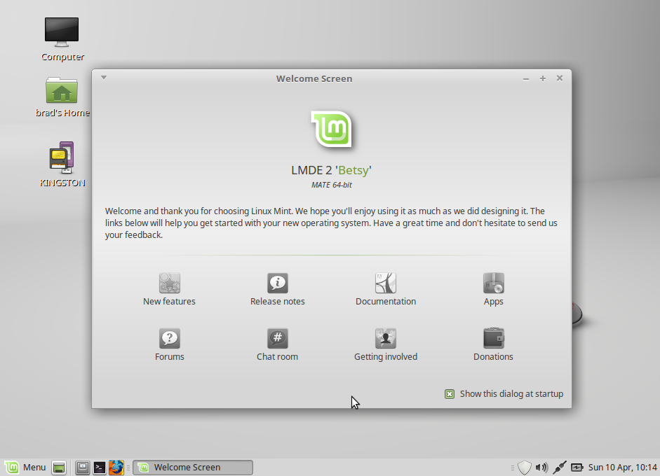 LMDE 2 Desktop