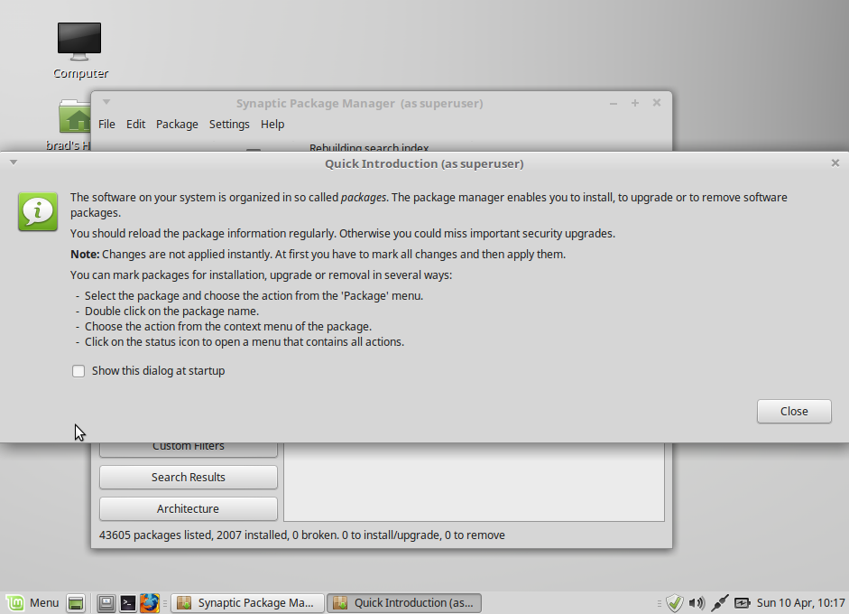 LMDE 2 Package Manager