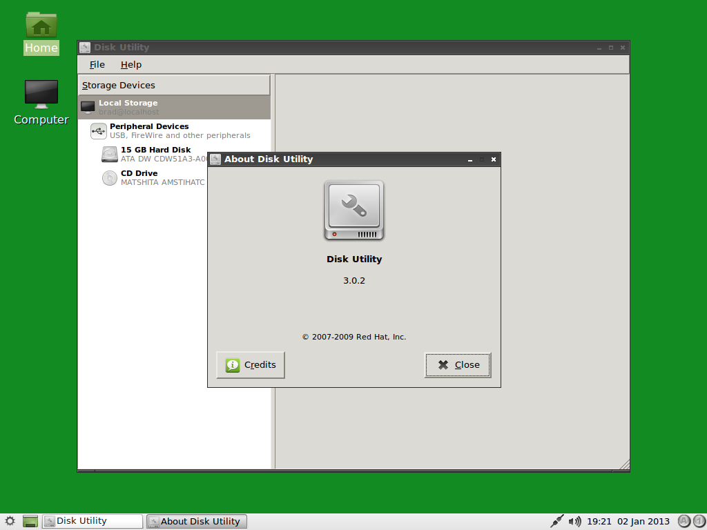 MintPPC 11 Disk Utility