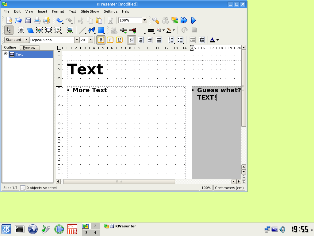 NX 2008 KPresenter