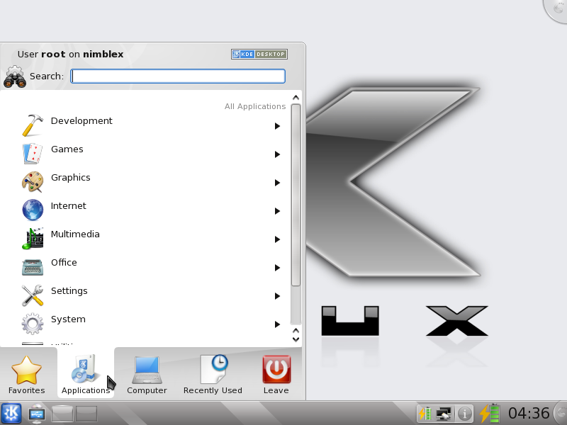 NX 2010 Menu
