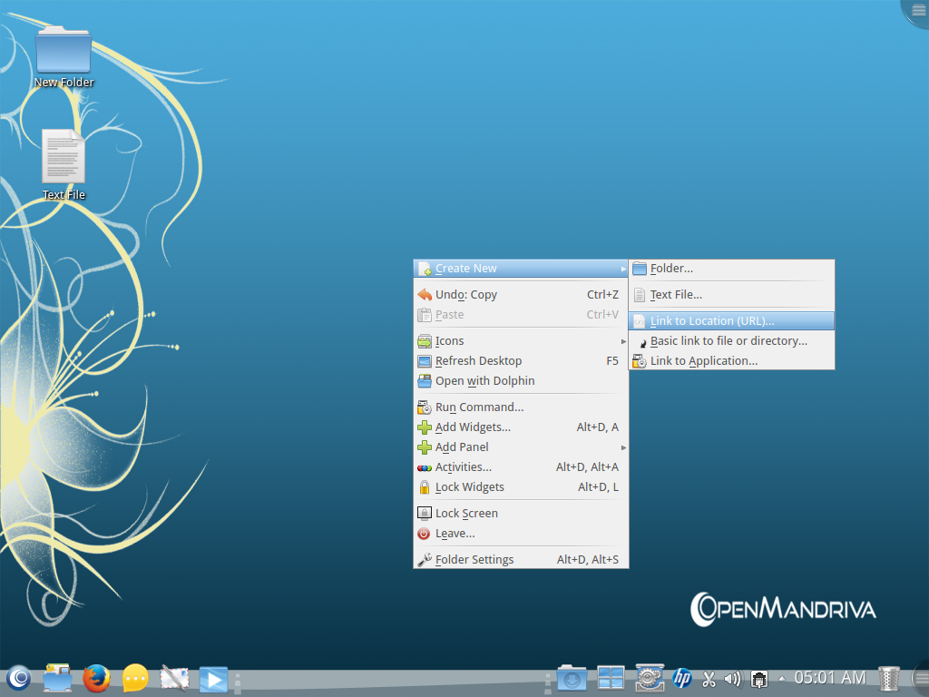 OpenMandriva Lx New File