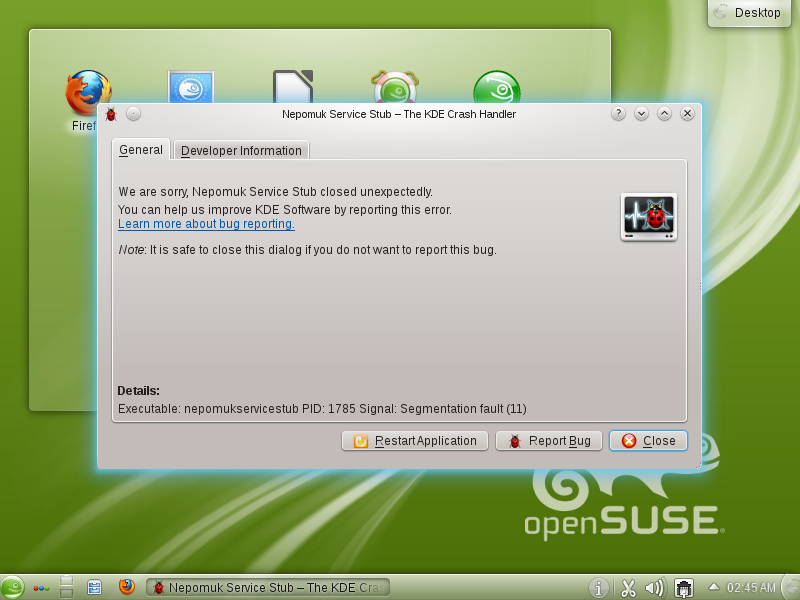 OpenSUSE Desktop