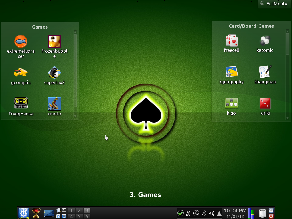 PCLOS FM Desktop-Games