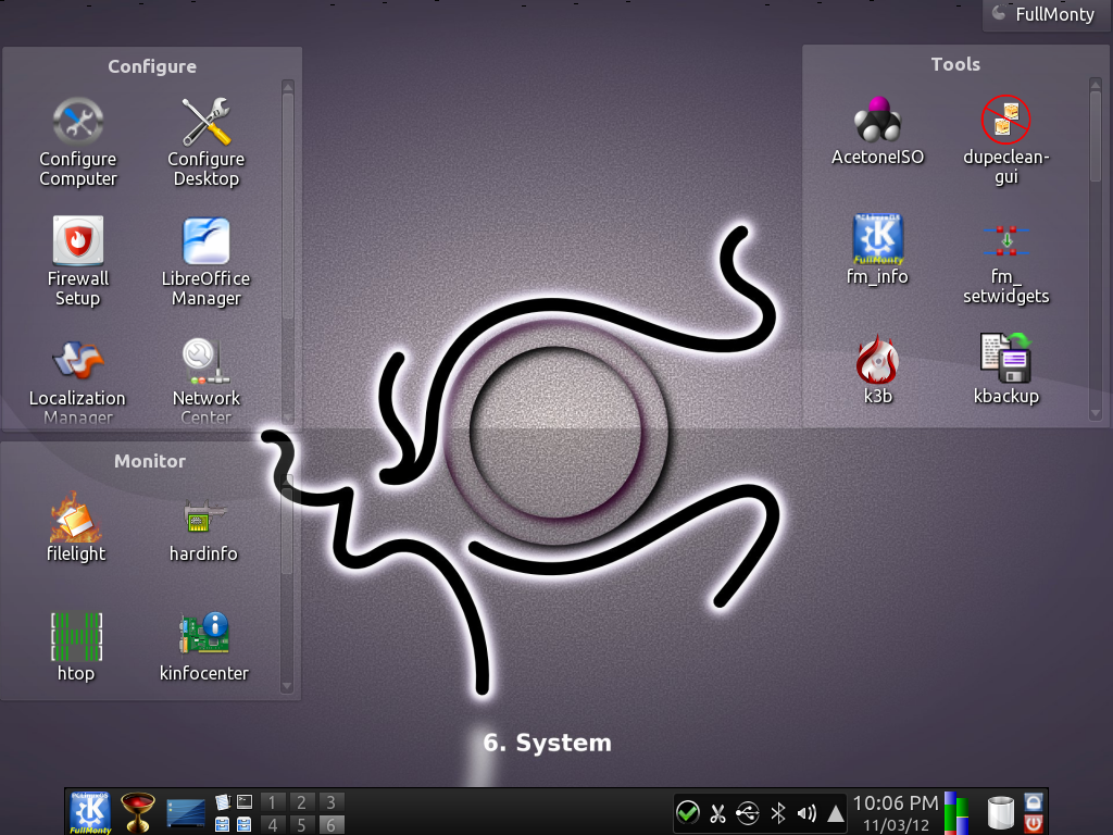 PCLOS FM Desktop-System