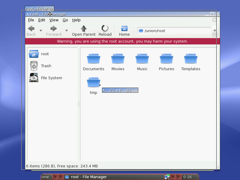 TinyFlux Move Window
