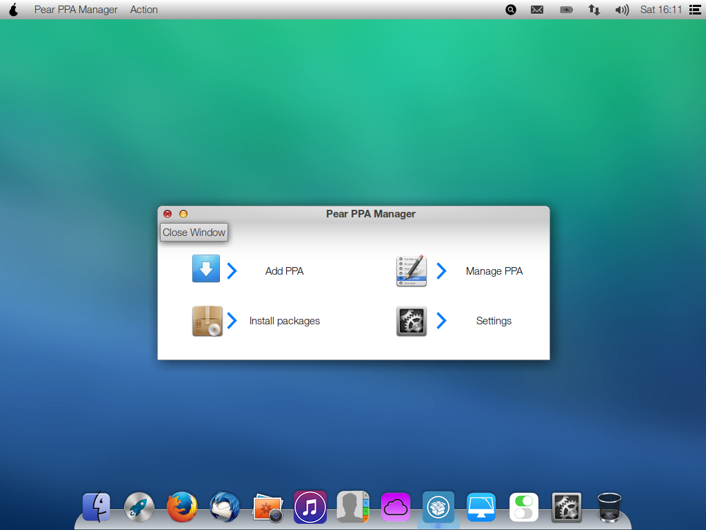 Pear OS 8 PPA Manager