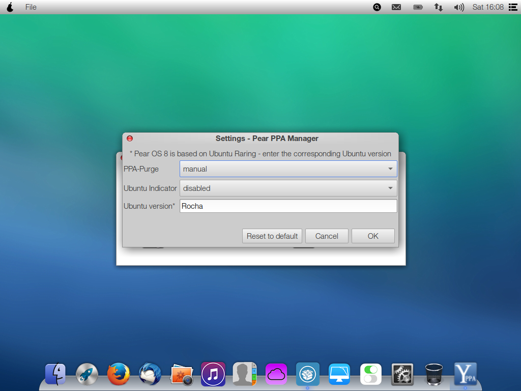 Pear OS 8 PPA Manager 2