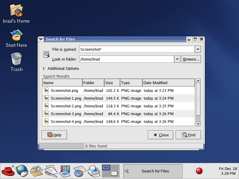 RedHat 9 Search