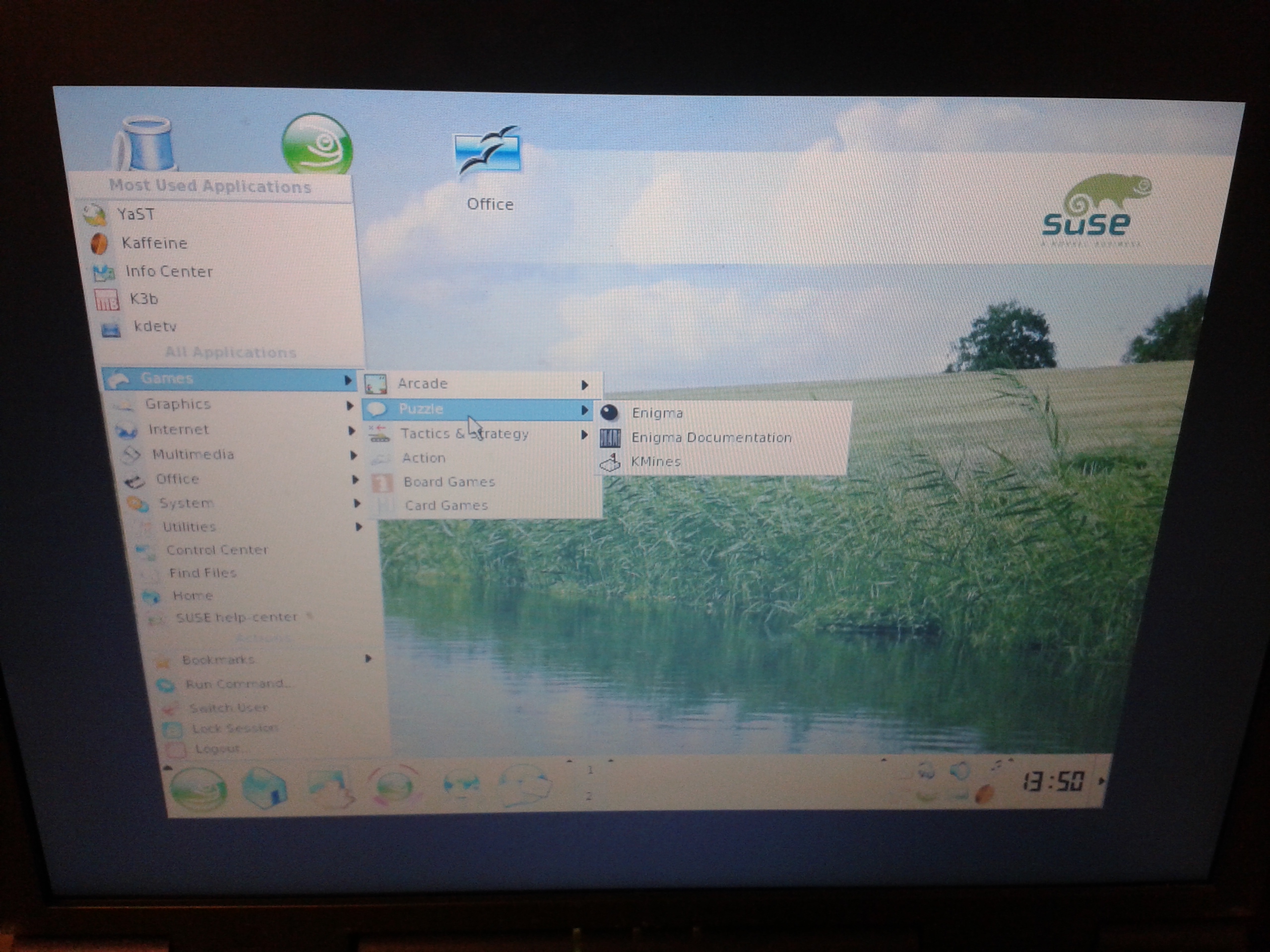 SUSE 9.2 Menu