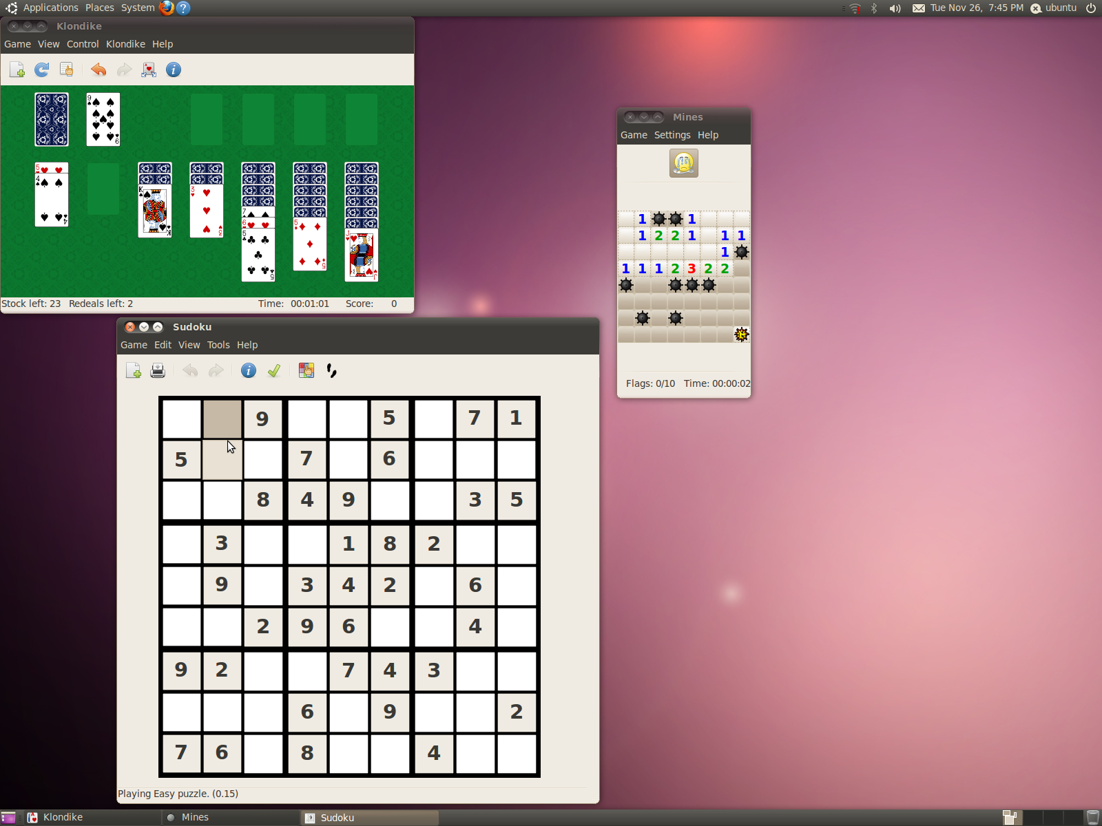 Ubuntu 10.04 Games