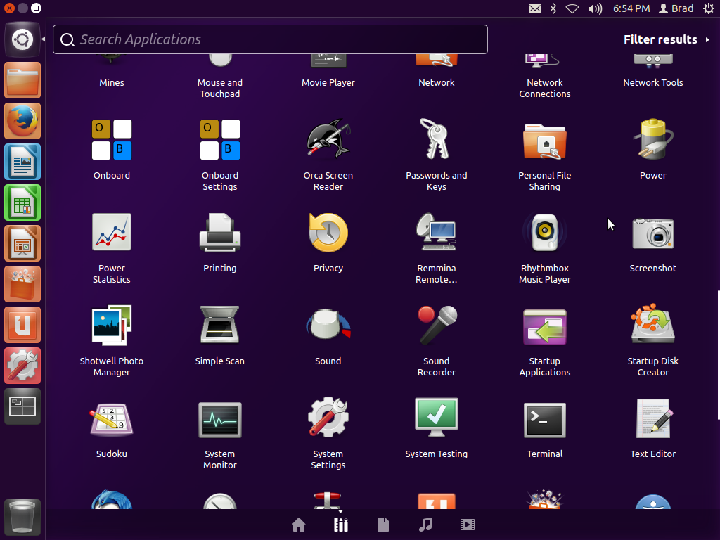 Ubuntu 12.04 Dash search