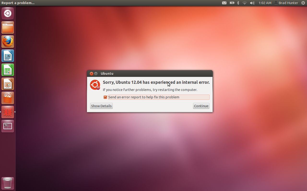 Ubuntu 12.04 Fail #2