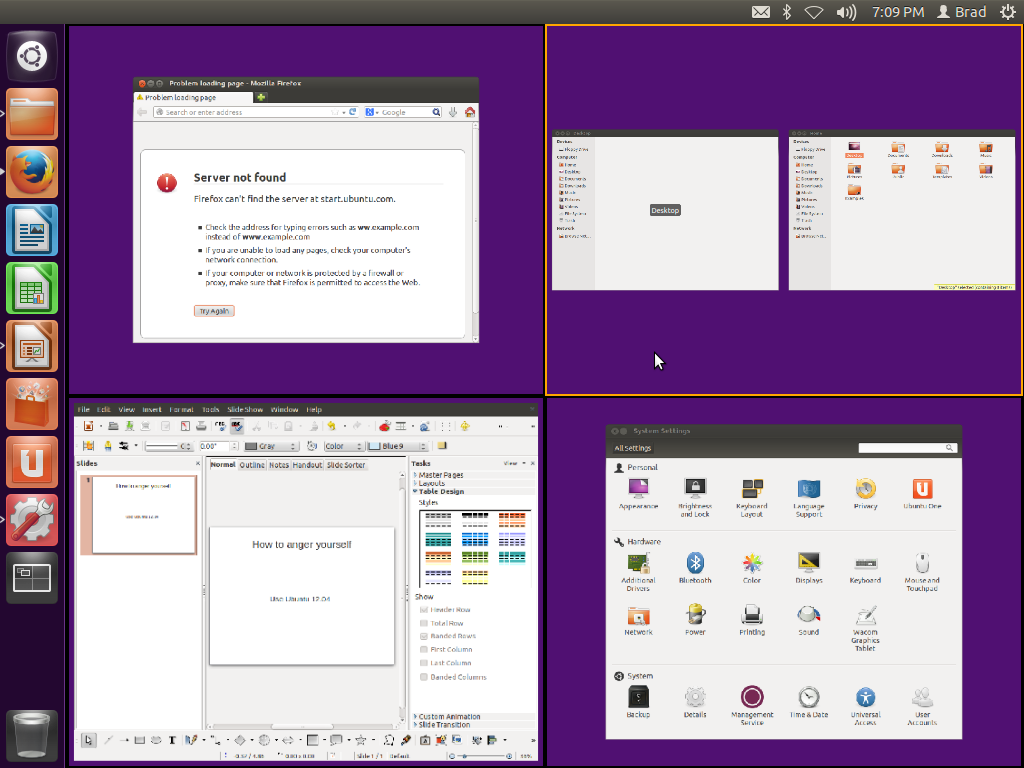 Ubuntu 12.04 Workspace Swither