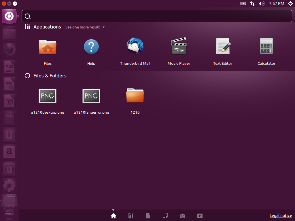 Ubuntu 12.10 Dash