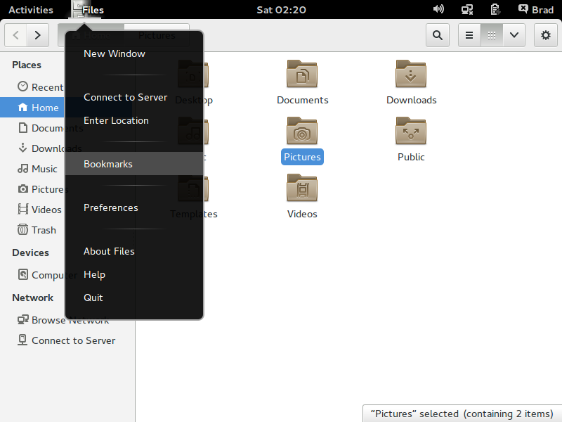 Ubuntu 13.10 Menu?