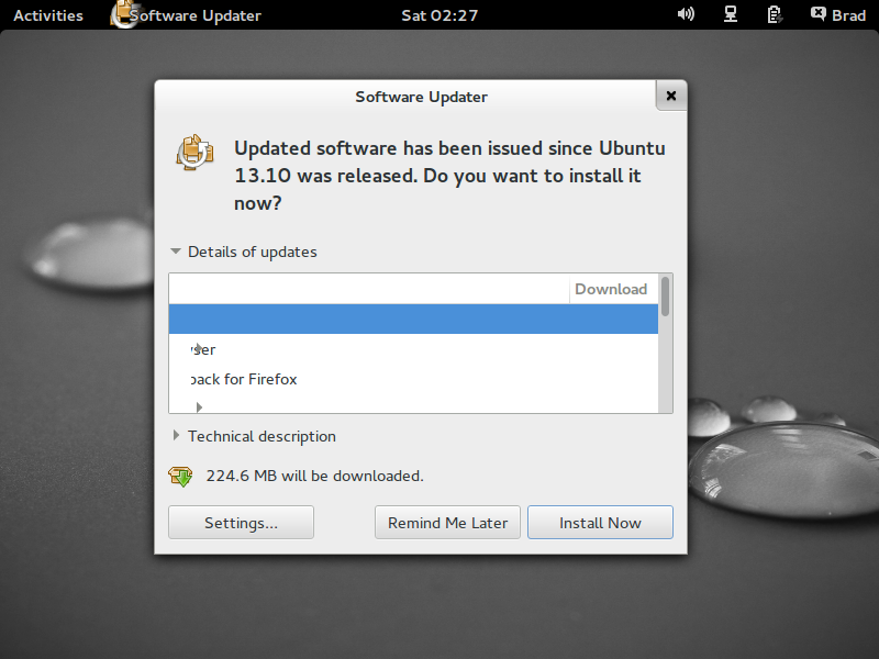 Ubuntu 13.10 Update Manager
