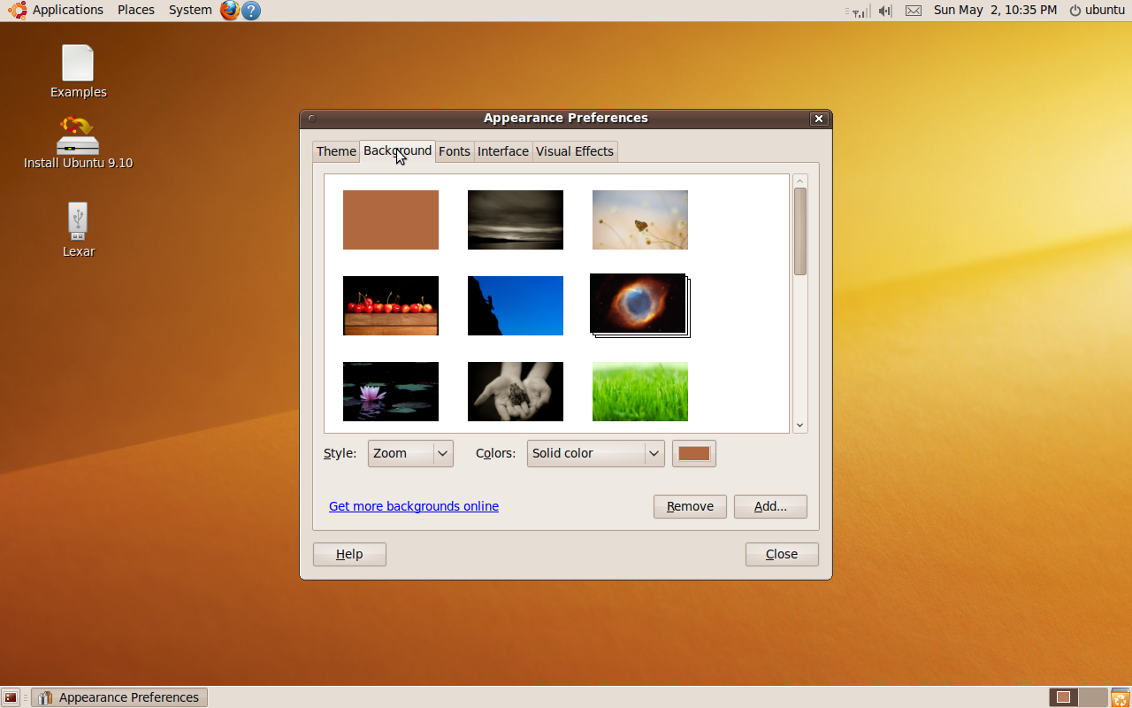 Ubuntu 9.10 Backgrounds