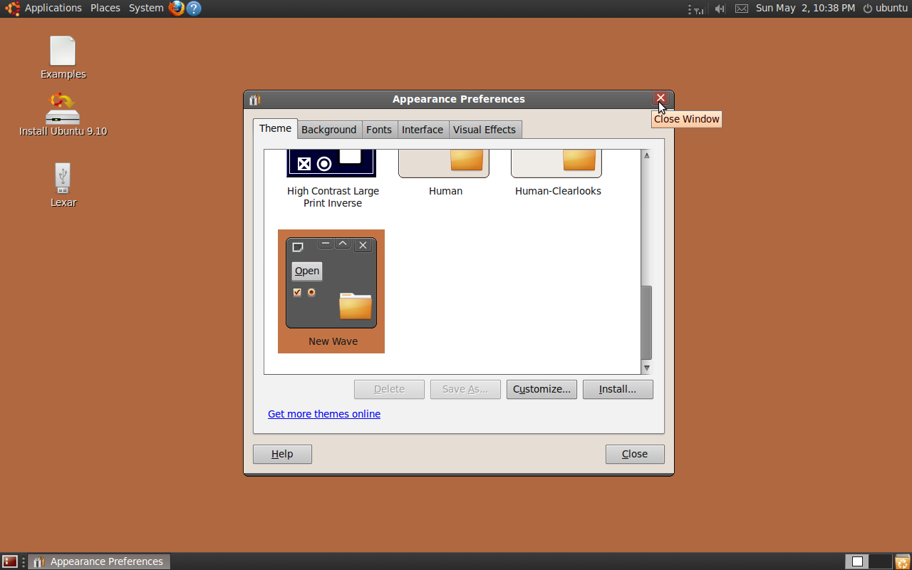 Ubuntu 9.10 Themes