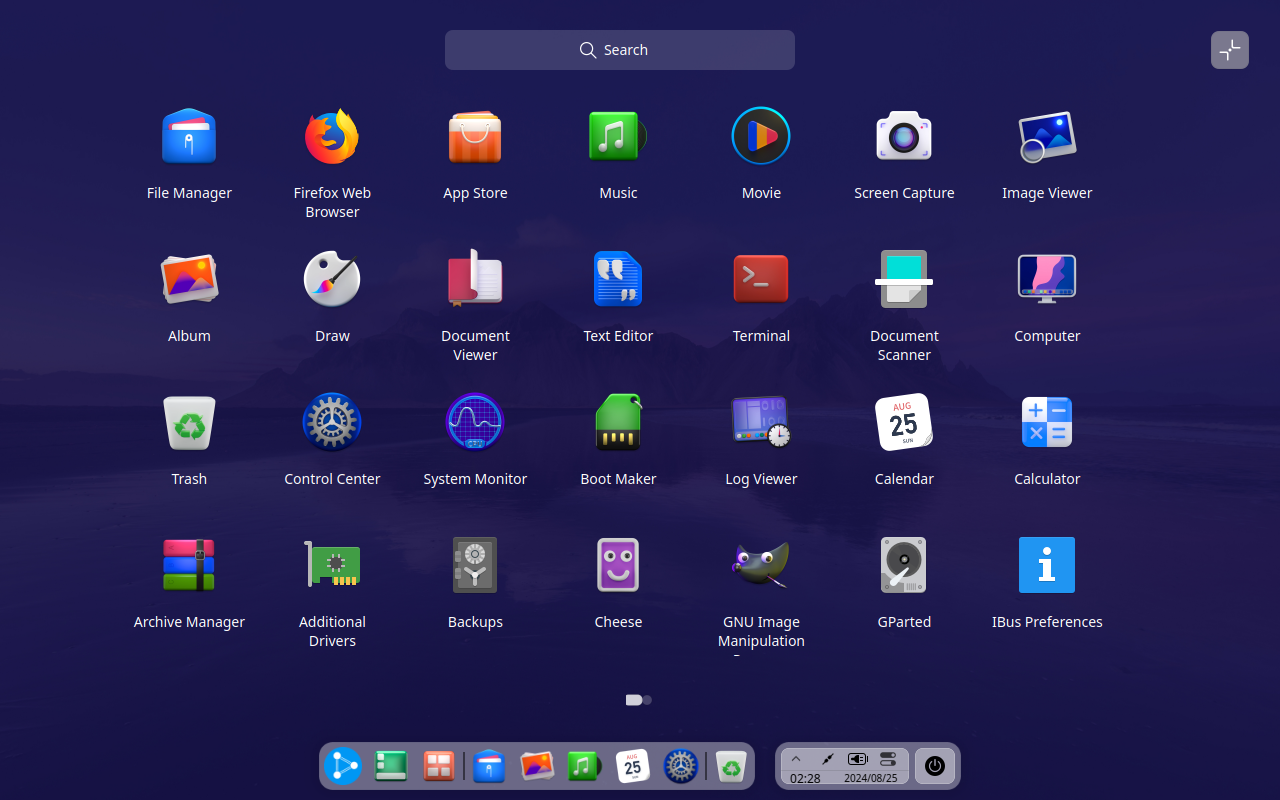 Ubuntu DDE 23.04 Application list