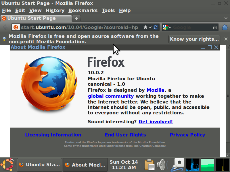 Vinux Firefox