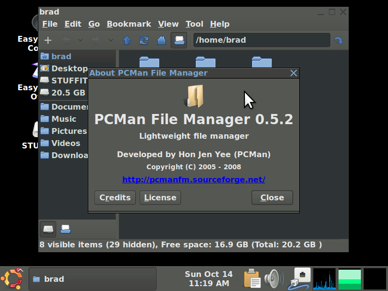 Vinux PCManFM