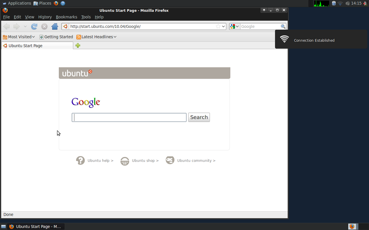 Xubuntu 10.04 Firefox