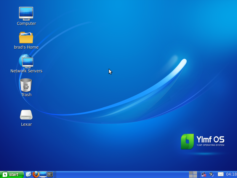 Ylmf OS Desktop