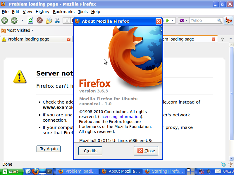 Ylmf OS Firefox