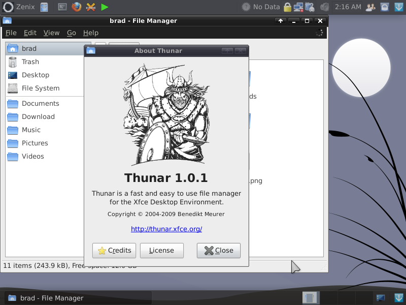 Zenix File manager
