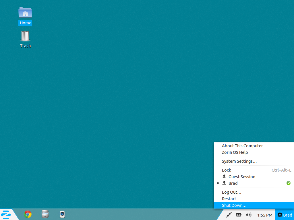 Zorin OS 7 Menu #2
