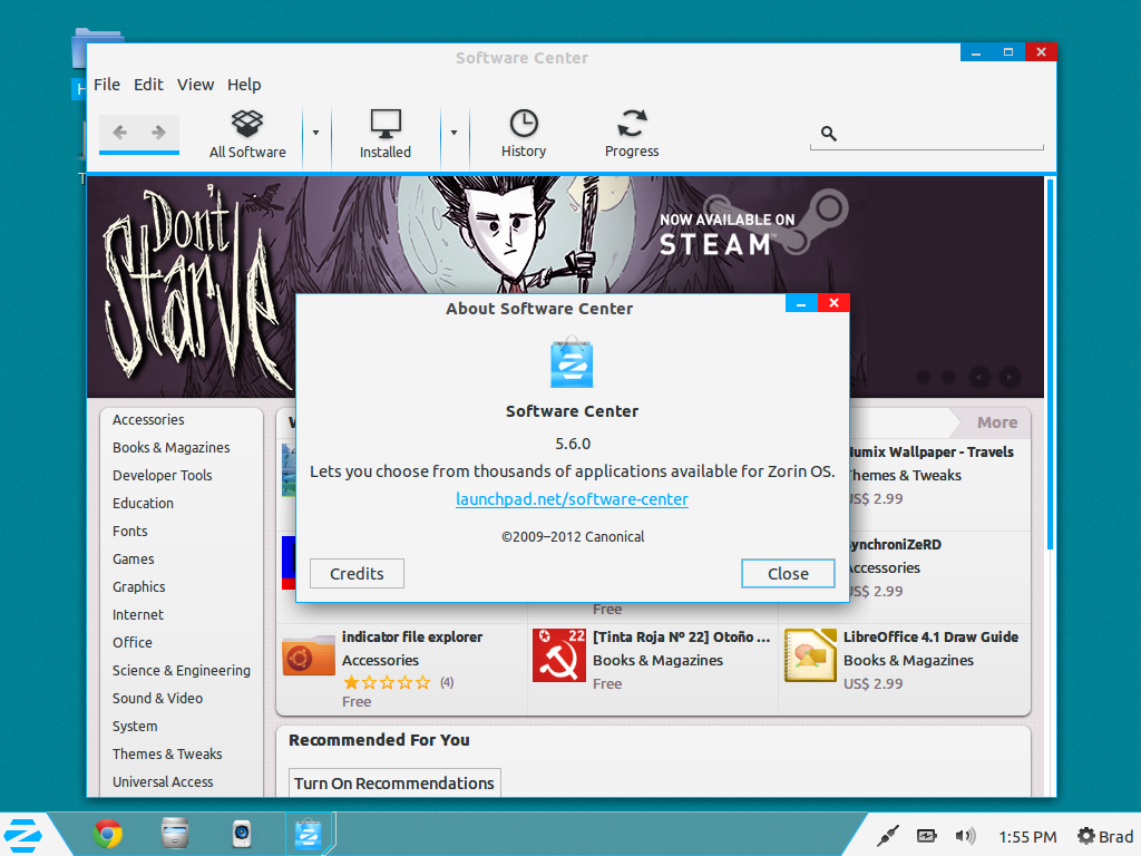 Zorin OS 7 Software Center