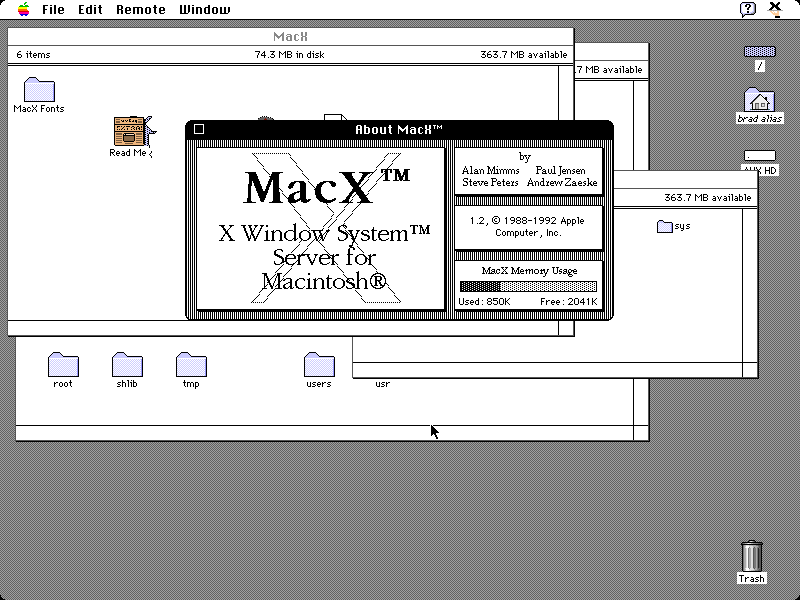 A/UX 3.1 MacX