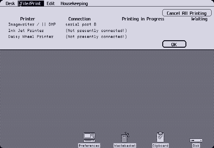 Lisa Office System 3 Print Monitor
