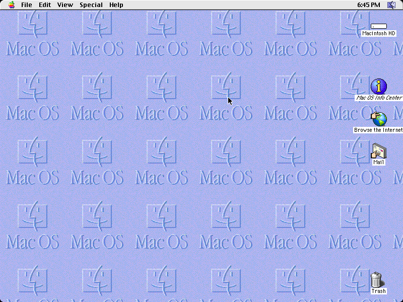 Mac OS 8 Desktop