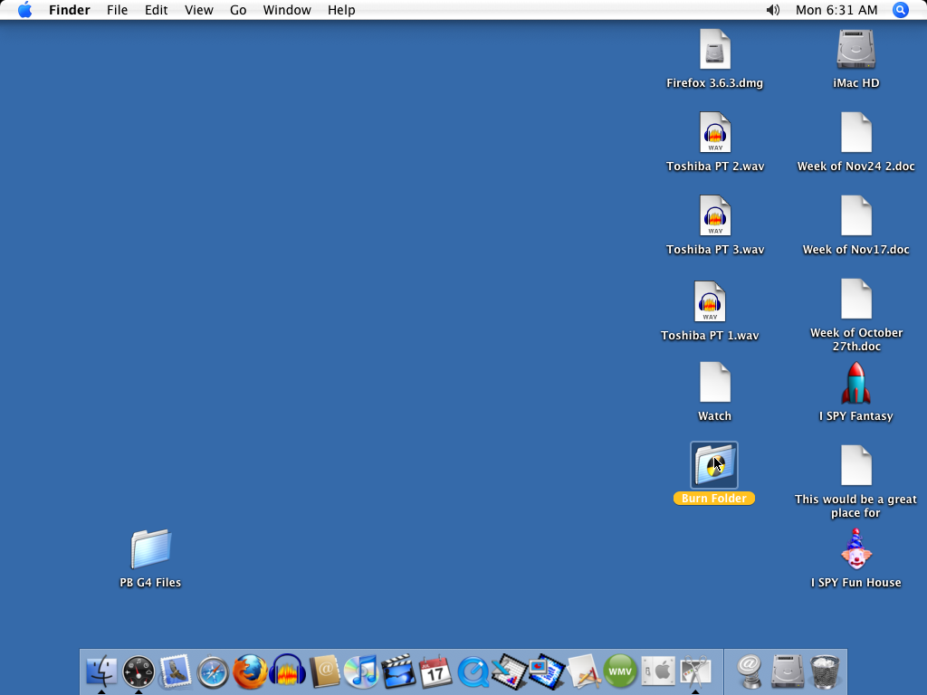 10.4 Burn Folders