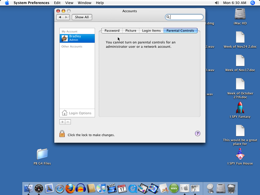 10.4 Parental Controls