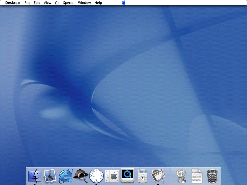 Mac OS X Public Beta Desktop