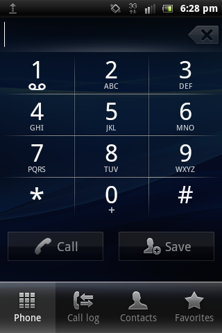 Android 2.3 Contacts/Phone