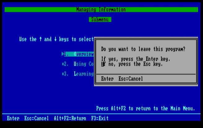OS/2 1.0 Demo 3