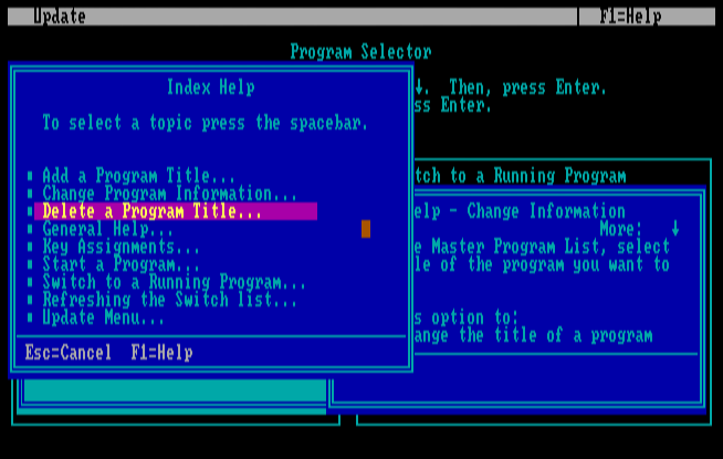 OS/2 1.0 Help