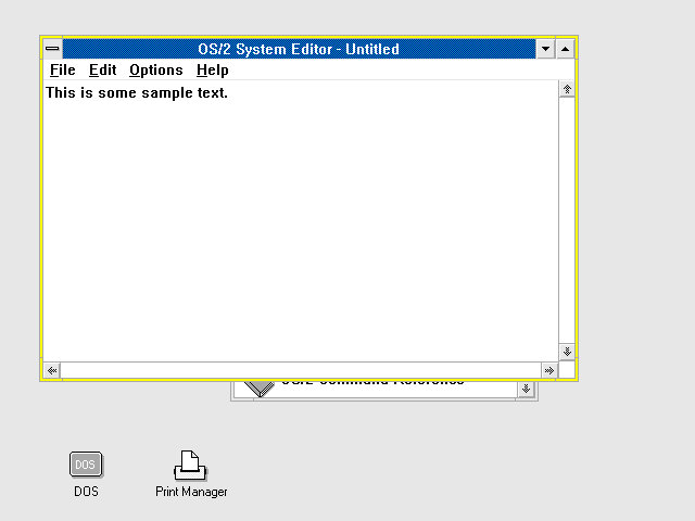 OS/2 1.2 Programs