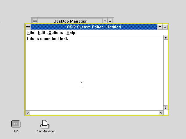 OS/2 1.3 System Editor