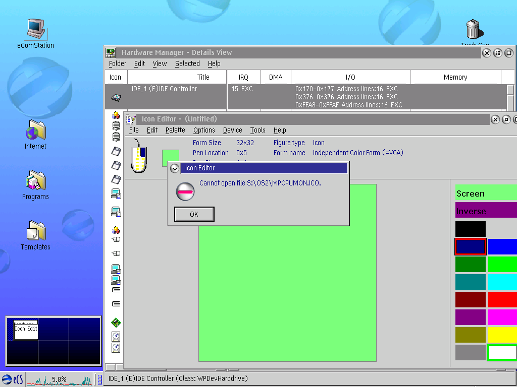 eComStation Icon Editor