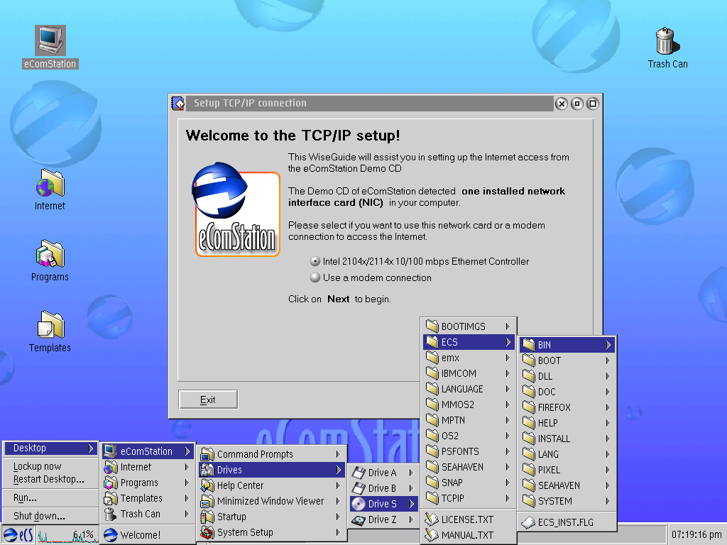 eComStation TCP/IP