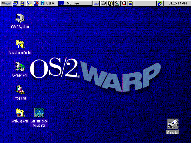 OS/2 Warp 4 Desktop