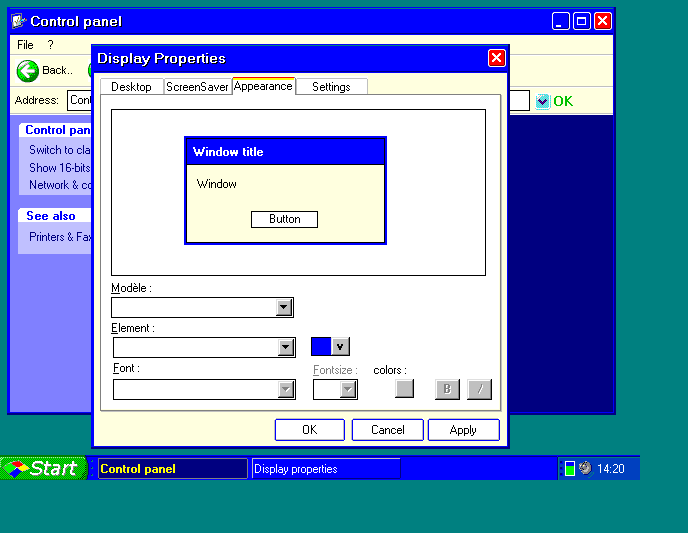 xFeel Display Properties